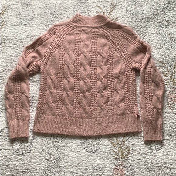 J. Crew | Mock Neck Pink Sweater - Picture 5 of 7